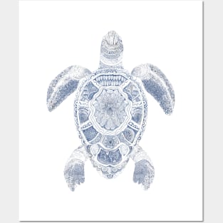 Adorable Light Turtle Illustration for Nature Lovers Posters and Art